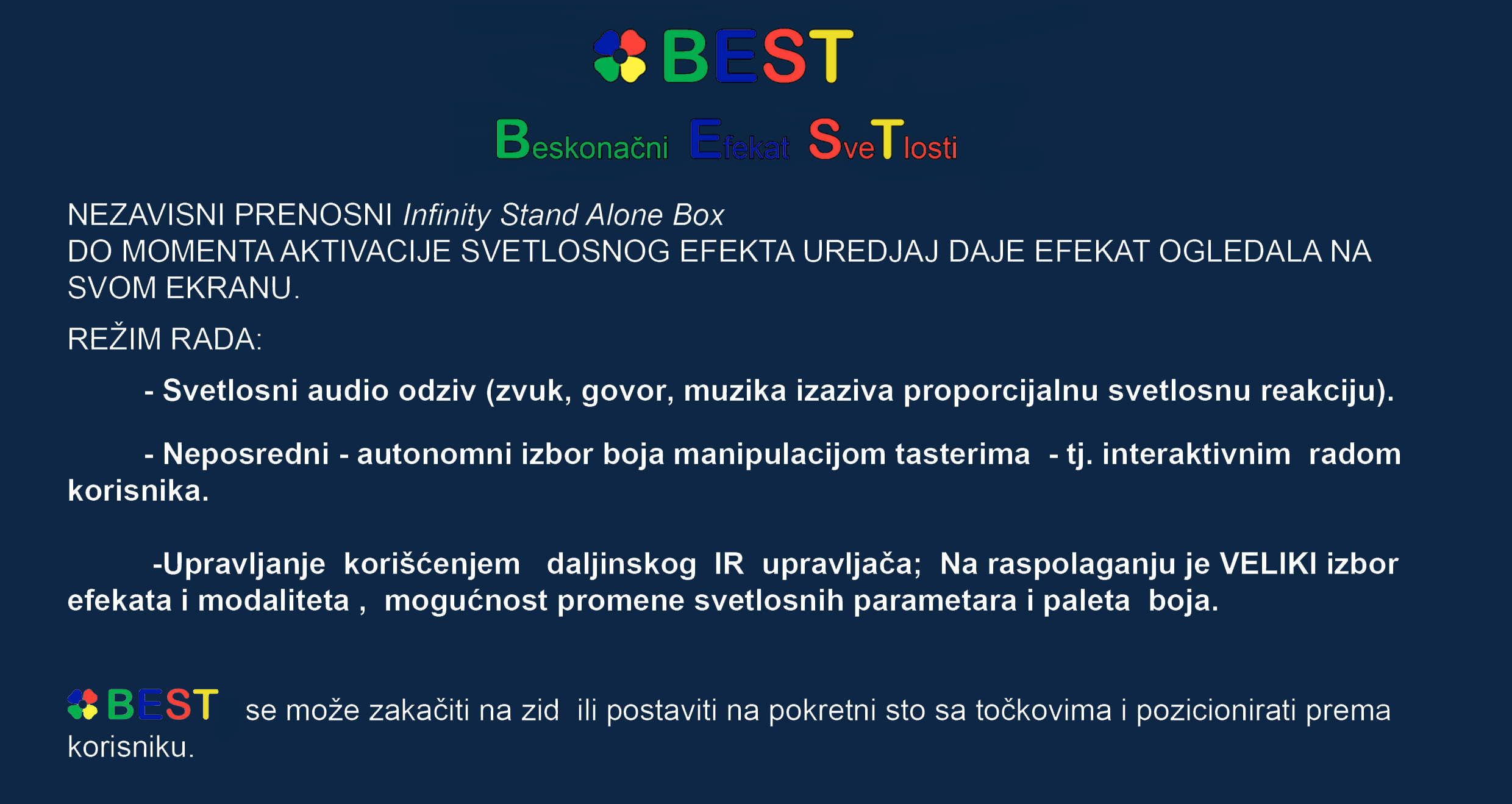 BEST - opis rada uređaja